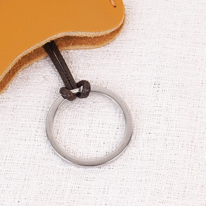 DIY Leather Key Holder Kit for Beginners – Handmade Cowhide Key Case with Video Tutorial & Complete Sewing Set