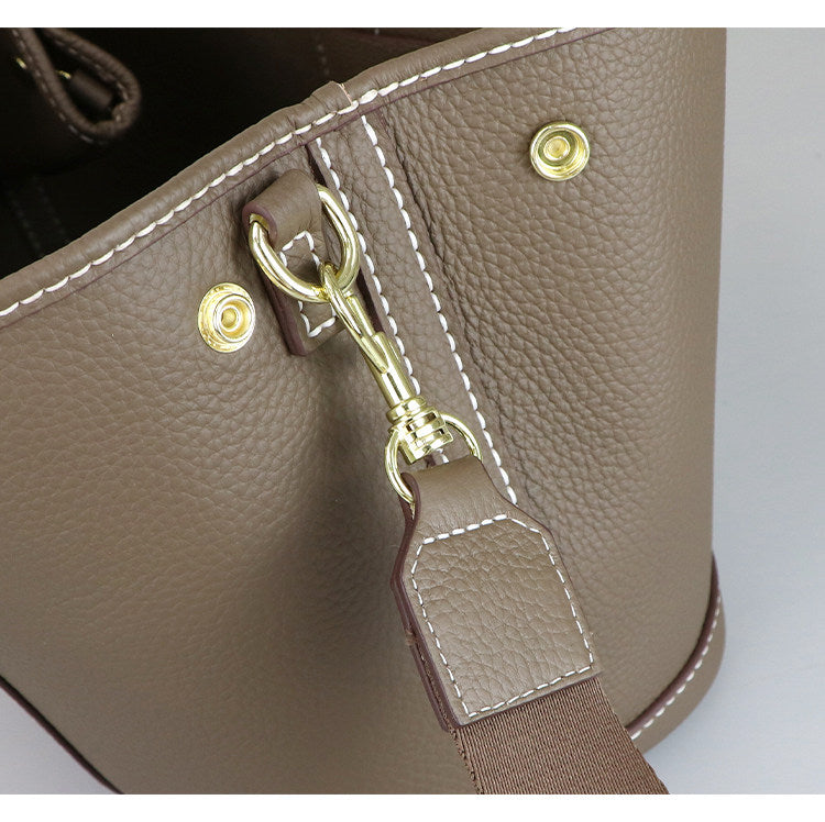 DIY Leather Handbag Kit – Beginner Top-Grain Cowhide Tote & Crossbody Bag