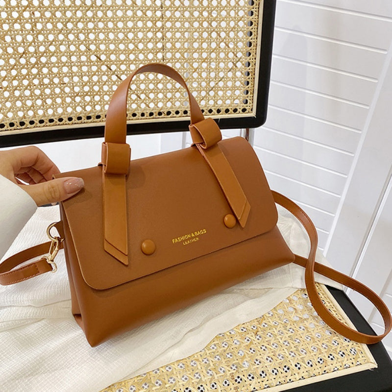 DIY Handmade PU Leather Handbag Kit – Beginner-Friendly Sewing Set with Pre-Cut Materials & Video Tutorial | Adjustable Shoulder & Crossbody Bag