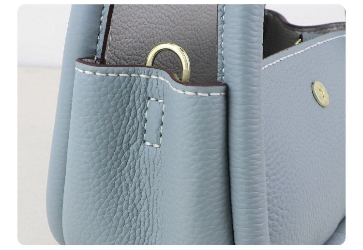 DIY Leather Crossbody Bag Kit – Beginner Handmade Genuine Cowhide Shoulder Bag