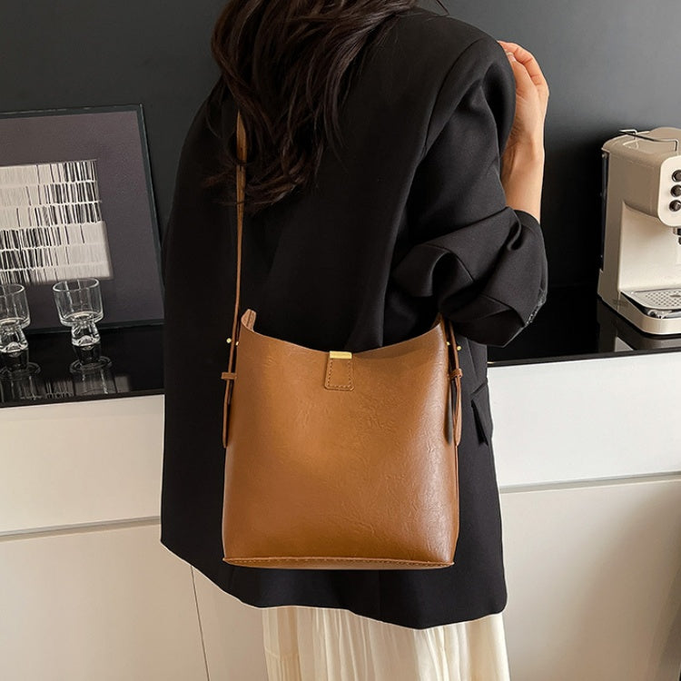 DIY PU Leather Shoulder Bag Kit – Beginner-Friendly Handmade Crossbody Bag Set with Pre-Cut Materials & Video Tutorial