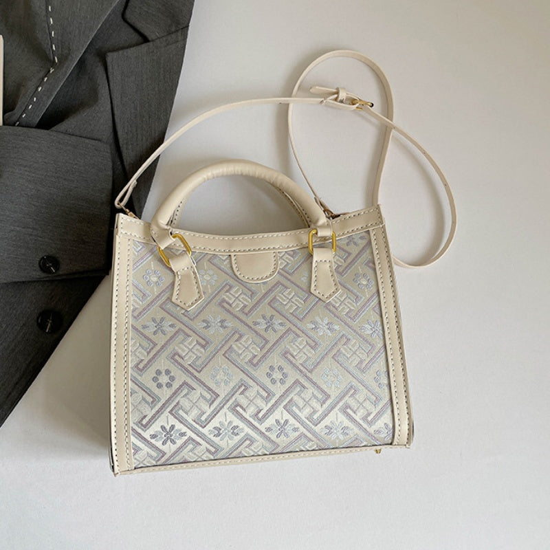 DIY PU Leather Handbag Kit – Beginner-Friendly Handmade Tote Bag Craft Set with Video Tutorial (Shoulder / Crossbody / Hand Carry)