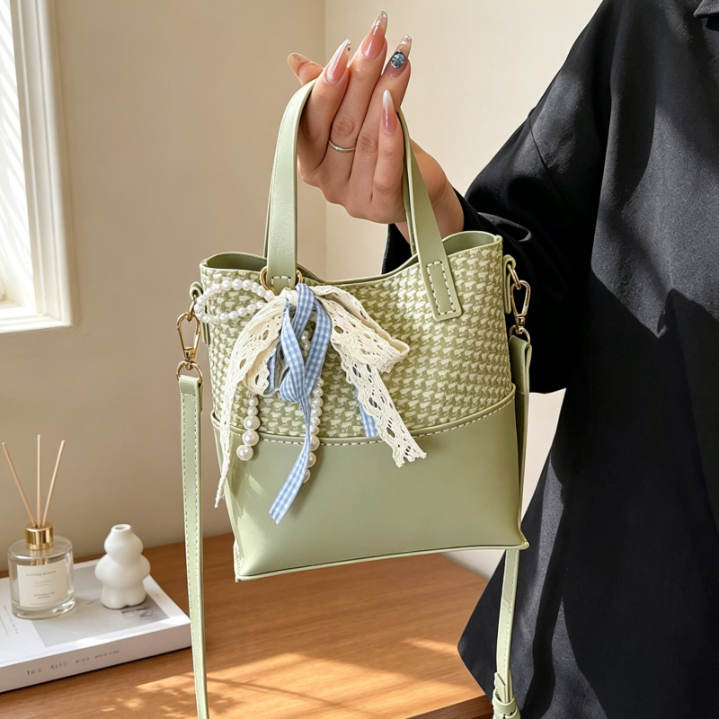 DIY PU Bucket Bag Kit for Beginners – Vintage Crossbody Shoulder Bag Making Kit