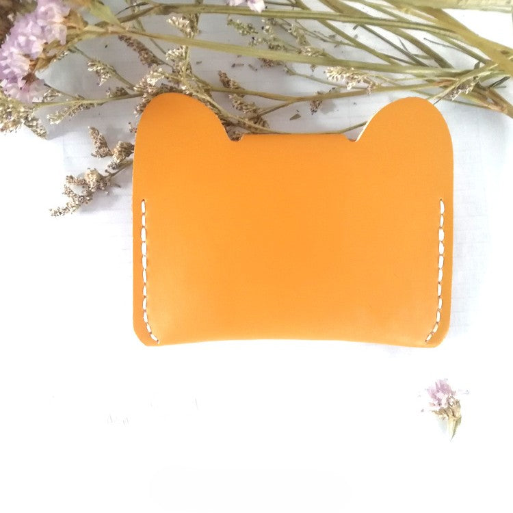 DIY Leather Card Holder Kit for Beginners – Handmade Card Wallet Craft Kit with Video Tutorial & Complete Sewing Set