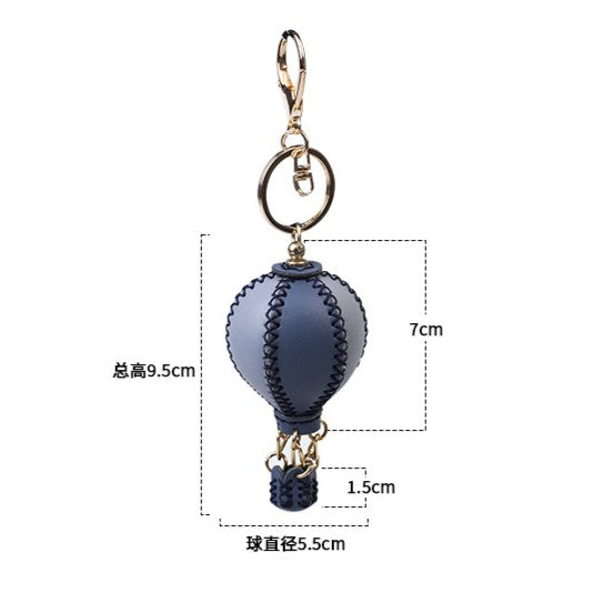 DIY Genuine Leather Keychain Charm Kit for Beginners – Handmade Bag Charm & Keyring Craft Kit with Pre-Cut Materials and Video Tutorial