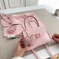 DIY PU Leather Shoulder Bag Kit for Beginners – Handmade Crossbody Purse Craft Set with Video Tutorial