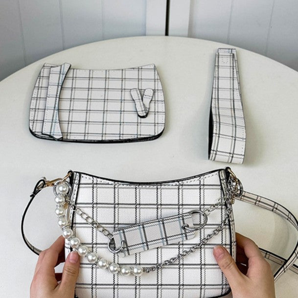 DIY PU Leather Shoulder Bag Kit for Beginners – Pre-Cut & Pre-Punched Crossbody Purse with Video Tutorial