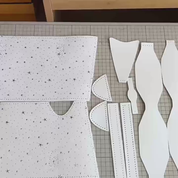 DIY PU Leather Handbag Kit | Beginner-Friendly Large Tote Bag Craft Set with Video Tutorial