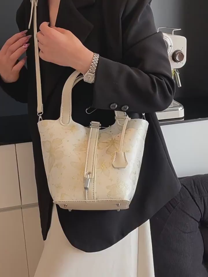 DIY PU Leather Handbag Kit – Beginner-Friendly Handmade Tote Bag Craft Set with Video Tutorial (Shoulder / Crossbody / Hand Carry)