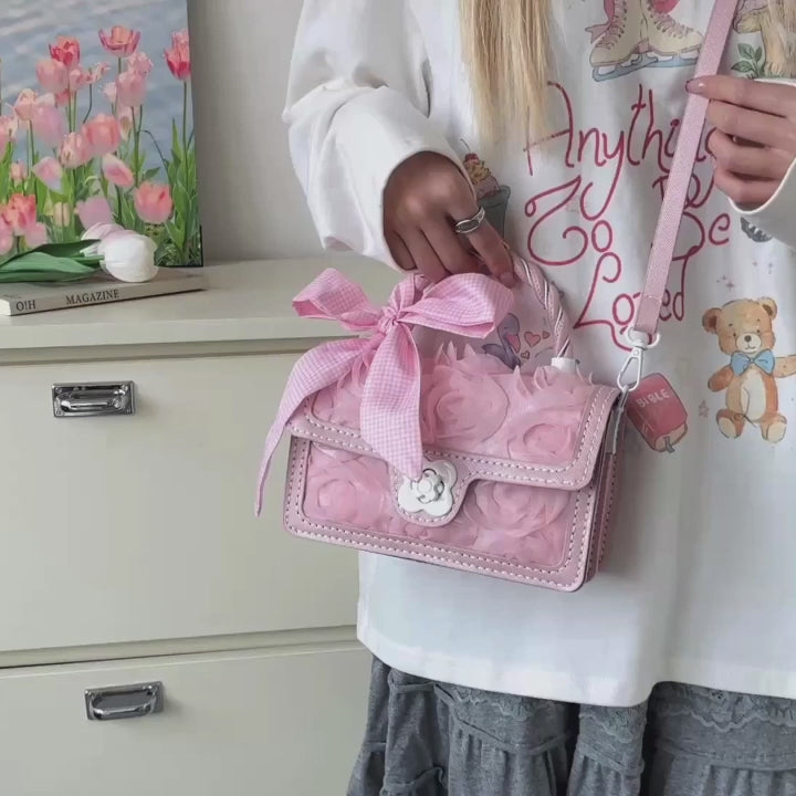 DIY PU Leather Handbag Kit for Beginners | Handmade Crossbody, Tote & Shoulder Bag Sewing Kit with Video Tutorial | Pre-Cut DIY Purse Craft Set