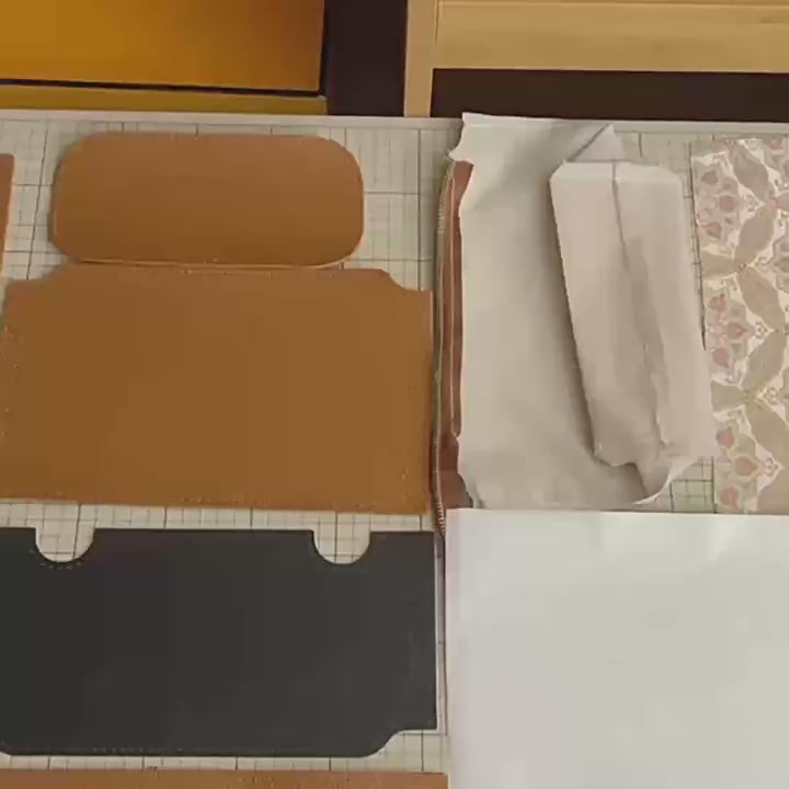 DIY PU Leather Handbag Kit for Beginners | Handmade Crossbody & Shoulder Bag Craft Set with Video Tutorial