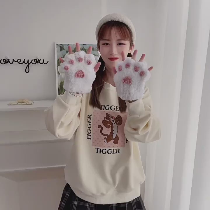 DIY Knitted Gloves Kit for Beginners | Handmade Yarn Gloves Craft Set with Video Tutorial