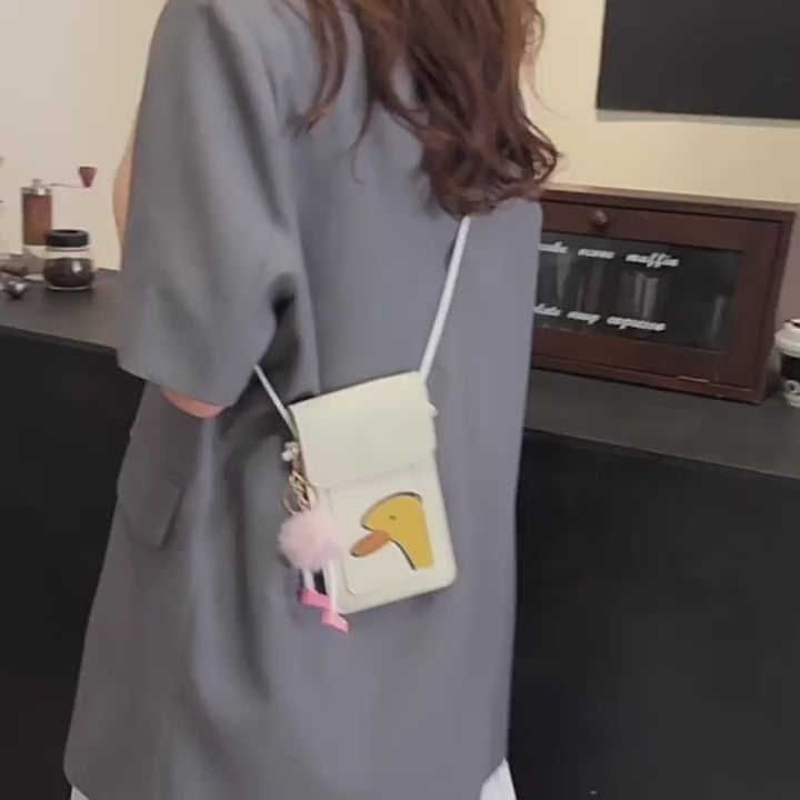 DIY Phone Crossbody Bag Sewing Kit for Beginners – Handmade PU Leather Mobile Bag Craft Set with Video Tutorial