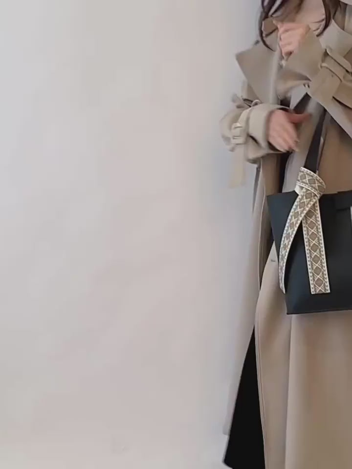 DIY Leather Tote Bag Kit for Beginners – Handmade Shoulder Bag Sewing Craft Set with Pre-Cut PU Leather & Video Tutorial